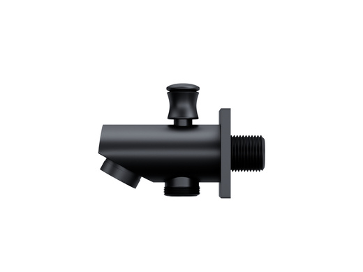 Corsan CMW7 Black shower spout with a mechanical switch for shower handset