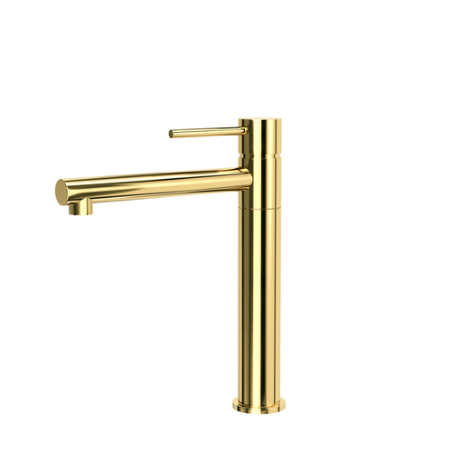 Corsan LUGO CMB7521GL floor-standing faucet, gold, with a movable spout