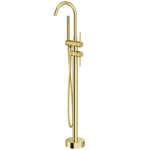 Corsan LUGO CMB7560GL Freestanding bathtub faucet, gold