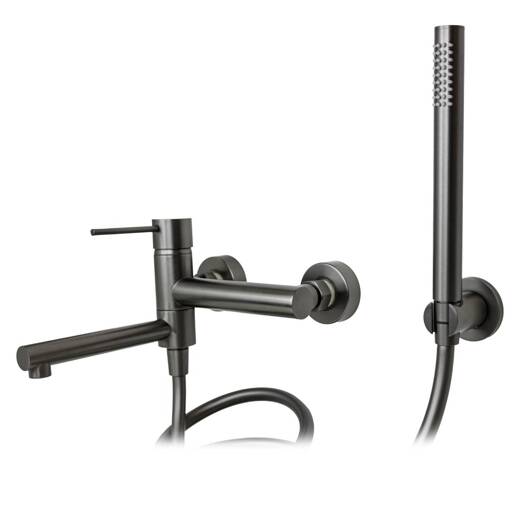 Corsan LUGO CMZ7541GM wall-mounted bathtub faucet with a shower set