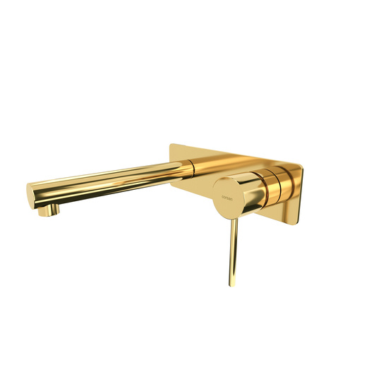 Corsan LUGO CMB7515GL Unterputz-Waschtischarmatur, Golden mit Auslauf