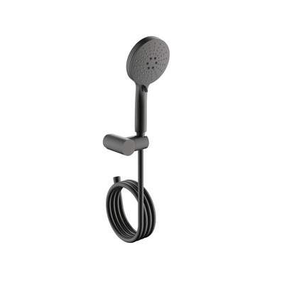 Hand shower LORA CMZ085GM with holder and PVC hose, Gunmetal