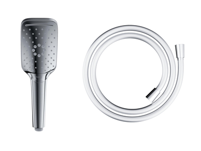 Corsan CMP003CH chrome hand shower with CMW250 PVC shower hose