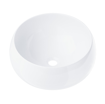 Corsan round countertop washbasin 400x400x160 mm