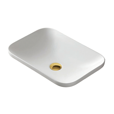Corsan round countertop washbasin 530x370x155 mm
