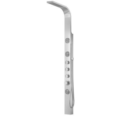 Corsan SNAKE Duschpaneel Mischbatterie Stahl