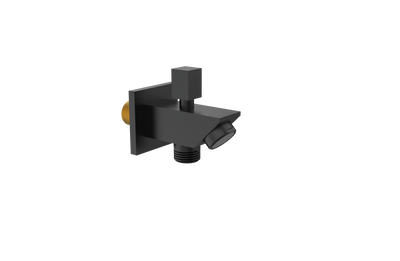 Corsan CMW6 Schwarzer Duschauslauf mit mechanischem Schalter für Handbrause